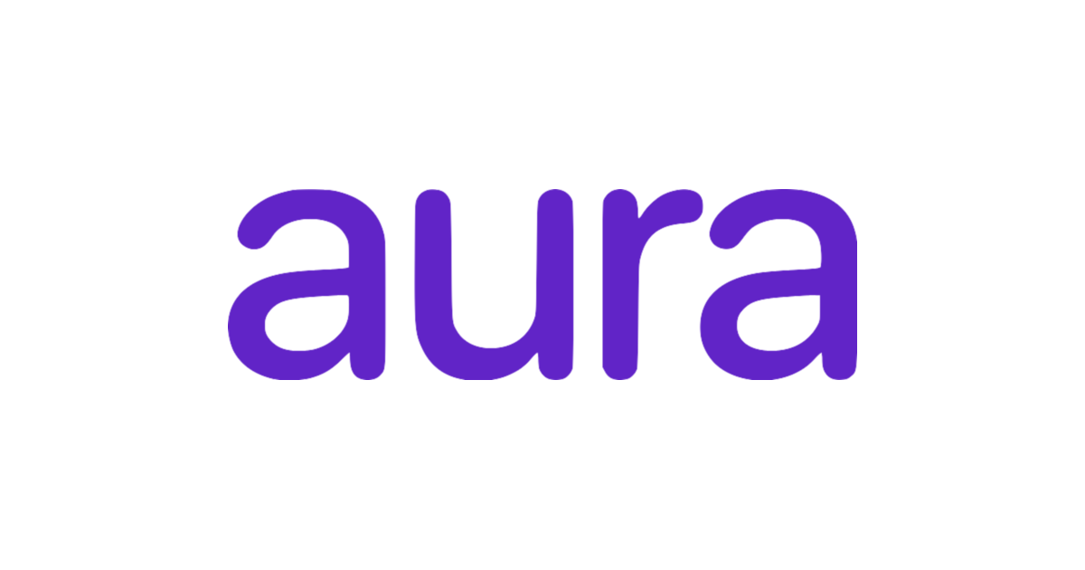 Aura Violet logo on white
